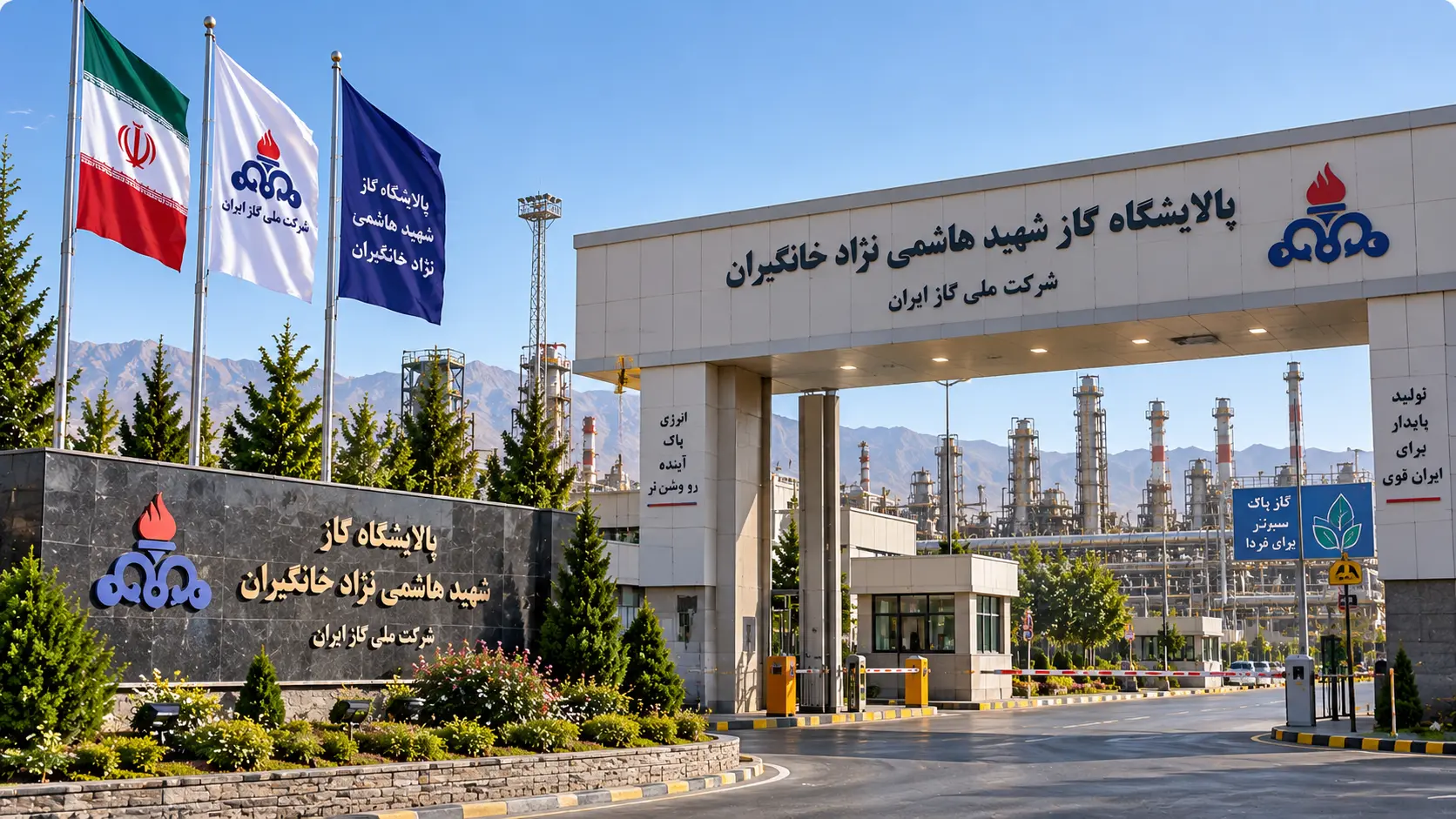 پالایشگاه گاز شهید هاشمی نژاد خانگیران